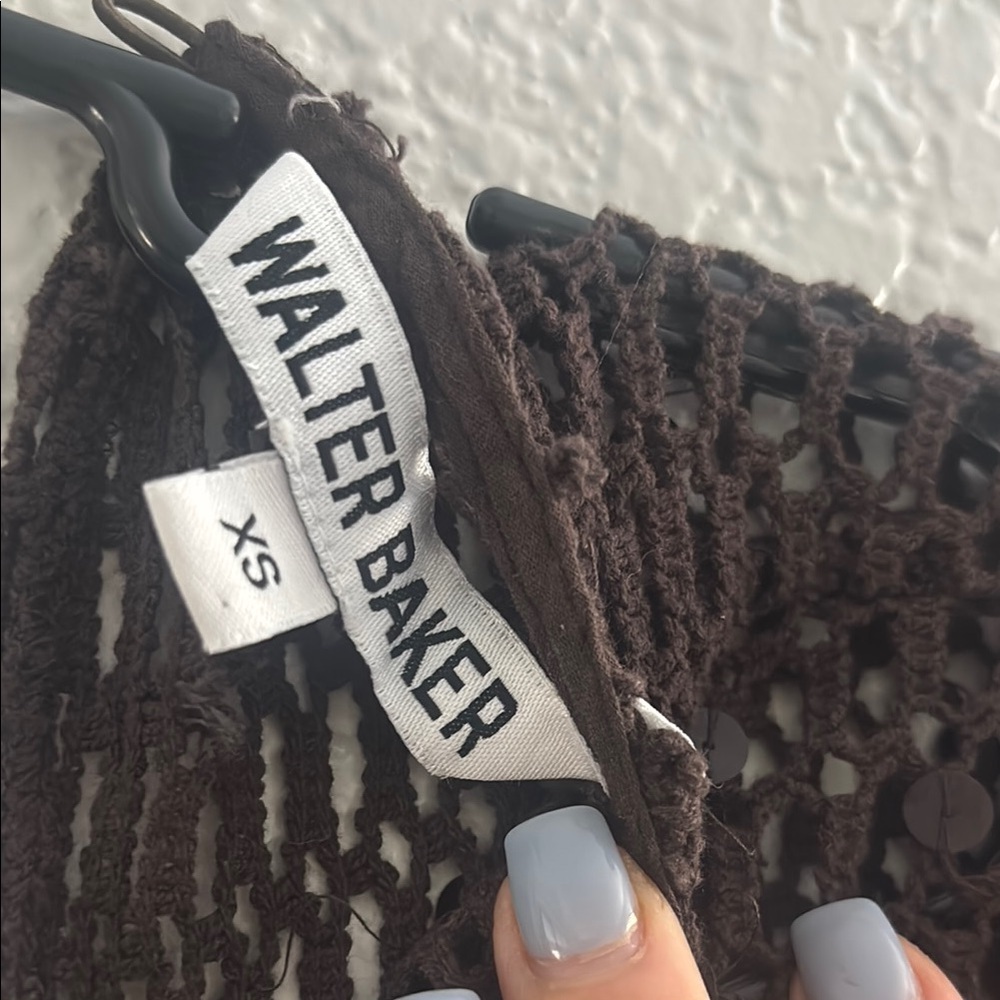 WALTER BAKER
Coco Sequin Crochet Sheer Sheath Midi Dress - Picture 2 of 5